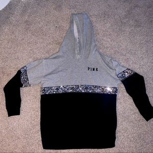 VS PINK Aztec Sequin Hoodie